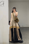 Mutedance 24 Spring/Summer Layered Dress MD-MD24SS82-KHAKI khaki PM136